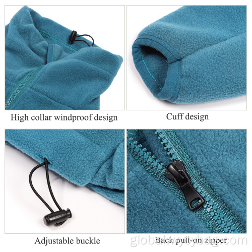 Winter Polar Fleece Pet Jacket Warm Windproof Coats